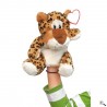 Peluche marionette léopard "Leevi"