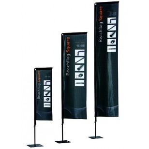 Drapeau "SQUARE FLAG " en 2.4 ,3.5 ou 4.6 M de Hauteur