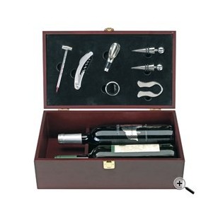 Coffret à vin en bois "Burgundy"